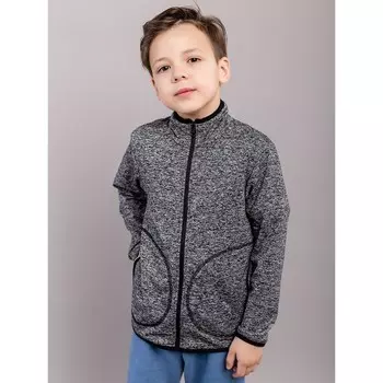 Толстовка флисовая детская, рост 98 см, цвет чёрный