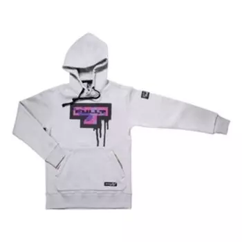 Толстовка FullT Classic, размер 2XL, серый, белый, розовый