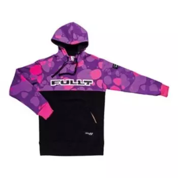 Толстовка FullT Horizont, размер 2XL, фуксия, синий, чёрный