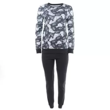 Толстовка и брюки женские, цвет графит, размер 46