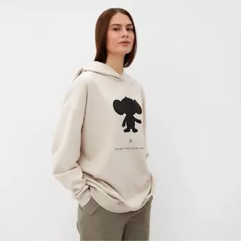 Толстовка KAFTAN Чебурашка размер 44-46, бежевый