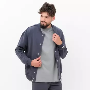 Толстовка мужская (бомбер) MIST Men's casual размер 54, графитовый