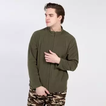 Толстовка мужская, цвет хаки, размер 56