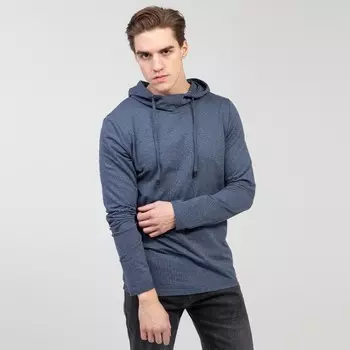 Толстовка мужская, цвет меланж индиго, размер 50