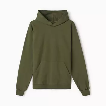 Толстовка мужская НАЧЁС, цвет хаки, размер 52