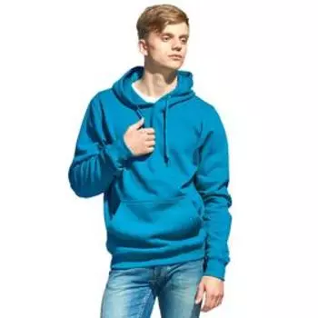Толстовка мужская, размер 46, цвет лазурный