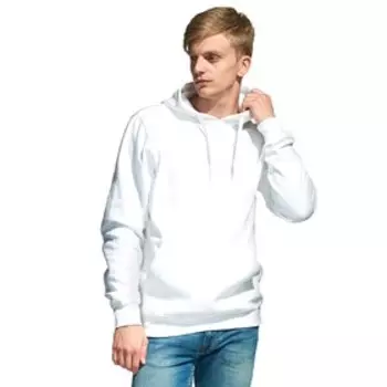 Толстовка мужская, размер 52, цвет белый