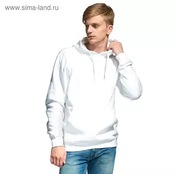 Толстовка мужская, размер 52, цвет белый