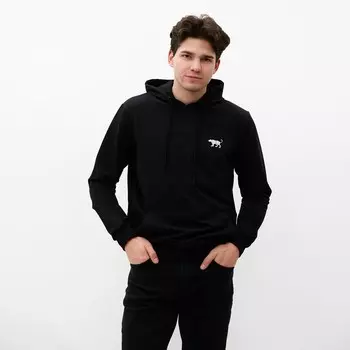 Толстовка мужская с капюшоном MIST Men's casual размер 56, черный