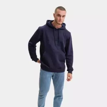 Толстовка мужской, цвет тёмно-синий/принт МИКС, размер 52 (2XL)