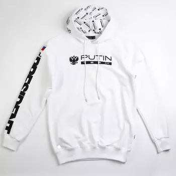 Толстовка Putin team, Mr. President, белая, размер 54-56