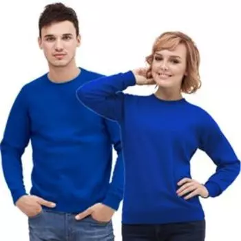 Толстовка унисекс, размер 40, цвет синий