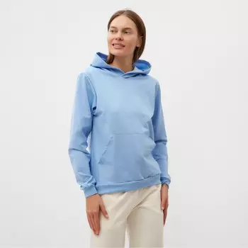 Толстовка женская, цвет голубой, размер 52