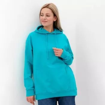 Толстовка женская, цвет мята, размер 52