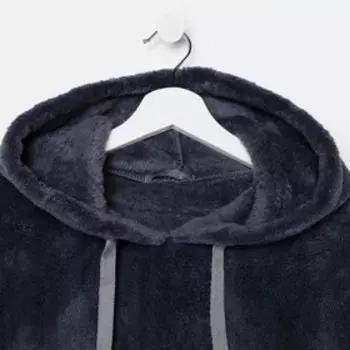 Худи женское, цвет тёмно-серый, размер 50