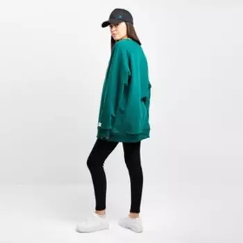 Толстовка женская Mist Old School размер 42, цвет зелёный