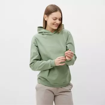 Толстовка женская НАЧЁС, цвет оливковый, размер 50