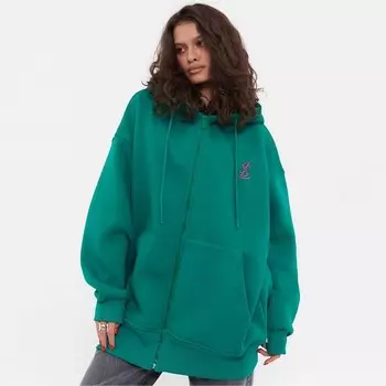 Толстовка женская НАЧЁС, цвет темно-зеленый, р-р ONE SIZE (42-50)