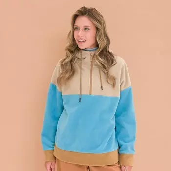 Толстовка женская, размер 46, цвет голубой