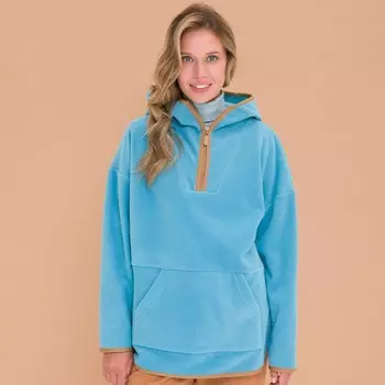 Толстовка женская, размер 50, цвет голубой