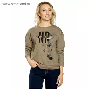 Толстовка женская, размер M, цвет оливковый