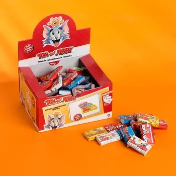 Tom and Jerry жевательная резинка, 100 шт.