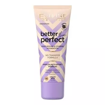 Тональная основа Eveline Better Than Perfec, тон 05 creamyl beige, 30 мл