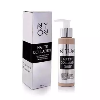 Тональный крем N’YON MATTE COLLAGEN, матирующий с коллагеном, тон 105