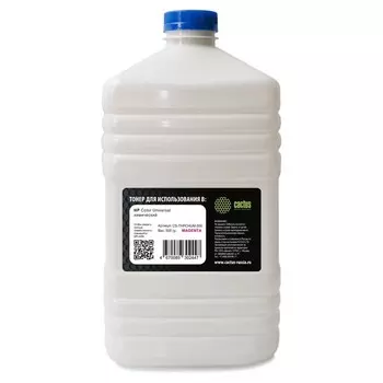 Тонер Cactus CS-THPCHUM-500, для HP Color Universal, флакон 500 гр, цвет пурпурный