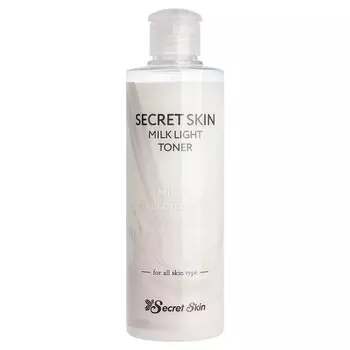 Тонер для лица Secret Skin New Milk Light Toner, с молочными протеинами, 250 мл