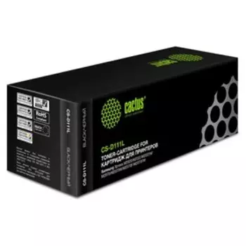 Тонер Картридж Cactus CS-D111L черный для Samsung Xpress M2022/M2020/M2021/M2020W/M2070/M2070FW/M207