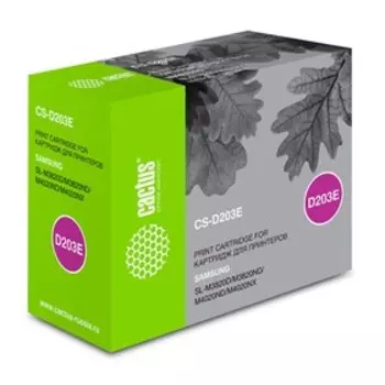 Тонер Картридж Cactus CS-D203E черный для Samsung SL-M3820D/M3820ND/M4020ND/M4020NX (10000стр.) 17