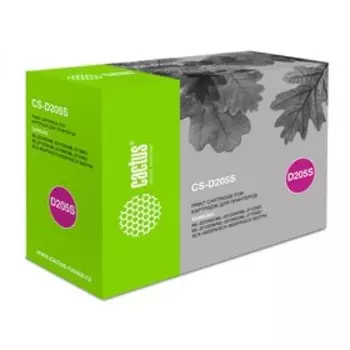Тонер Картридж Cactus CS-D205S черный для Samsung ML-3310D/3310ND/3710D/3710ND/SCX-4833FD/4833FR/563