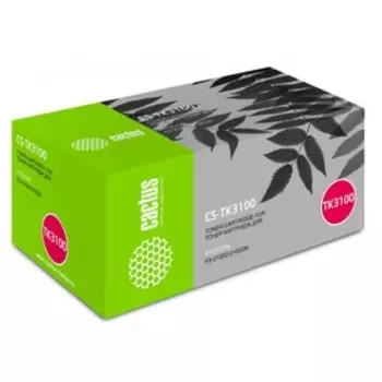 Тонер Картридж Cactus CS-TK3100 черный для Kyocera Ecosys FS-2100D/2100DN (12500стр.)