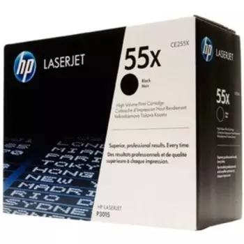 Тонер Картридж HP 55X CE255X черный для HP LJ P3015 (12500стр.)