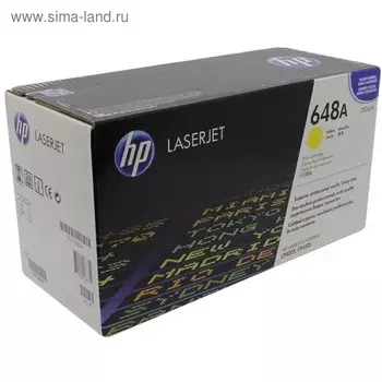Тонер Картридж HP 648A CE262A желтый для HP CLJ CP4525 (11000стр.)