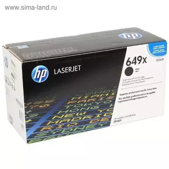 Тонер Картридж HP 649X CE260X черный для HP CLJ CP4525 (17000стр.)