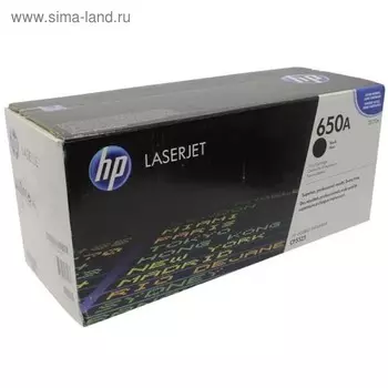 Тонер Картридж HP 650A CE270A черный для HP LJ CP5520/5525 (13500стр.)