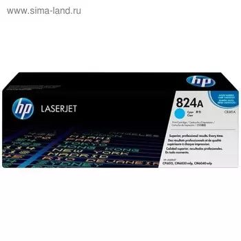Тонер Картридж HP 824A CB381A голубой для HP CLJ CM6030/CM6040 (21000стр.)