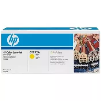Тонер Картридж HP CE742A желтый для HP CLJ CP5225 (7300стр.)