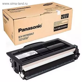 Тонер Картридж Panasonic KX-FAT403A7 черный для Panasonic KX-MB3030 (8000стр.)