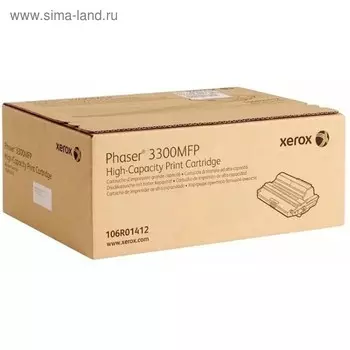 Тонер Картридж Xerox 106R01412 черный для Xerox Ph 3300 (8000стр.)