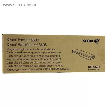 Тонер Картридж Xerox 106R02234 пурпурный для Xerox Ph 6600/WC 6605 (6000стр.)