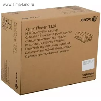 Тонер Картридж Xerox 106R02306 черный для Xerox Ph 3320 (11000стр.)