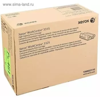 Тонер Картридж Xerox 106R02310 черный для Xerox WC 3315/3325 (5000стр.)