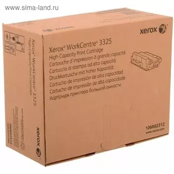 Тонер Картридж Xerox 106R02312 черный для Xerox WC 3325 (11000стр.)