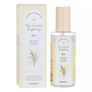 Тонер осветляющий для лица DEOPROCE RICE ENRICHED 200 мл
