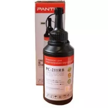 Тонер Pantum PC-211RB, чип, для Series P2200/2500/M6500/6550/6600, флакон, чёрный