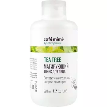 Тоник для лица Caf mimi Tea Tree, матирующий, 220 мл