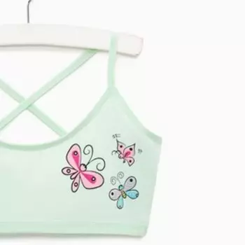 Топ бюстье для девочки, цвет мятный, рост 146-152 см